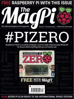 cover image of The MagPi Issue 40 Dec. 2015
